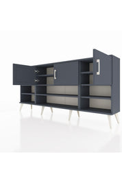 Arges Konsol 9 Raflı 3 Kapaklı 176x30x83 - S148M049V16A