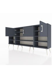 Arges Konsol 9 Raflı 3 Kapaklı 176x30x83 - S148M049V18A