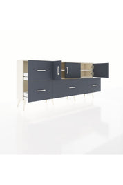 Arges Konsol 4 Raflı 4 Çekmeceli 3 Kapaklı 176x30x83 - S148M050V08A