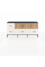 Arges Konsol 4 Raflı 4 Çekmeceli 3 Kapaklı 176x30x83 - S148M050V10A