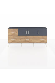 Arges Konsol 4 Raflı 4 Çekmeceli 3 Kapaklı 176x30x83 - S148M050V18A