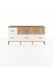 Arges Konsol 4 Raflı 4 Çekmeceli 3 Kapaklı 176x30x83 - S148M050V19A