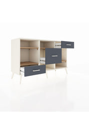 Kronos Konsol 4 Raflı 3 Çekmeceli 132x59x83 - S606M001V02C