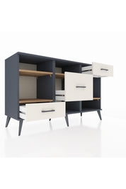 Kronos Konsol 4 Raflı 3 Çekmeceli 132x59x83 - S606M001V10C