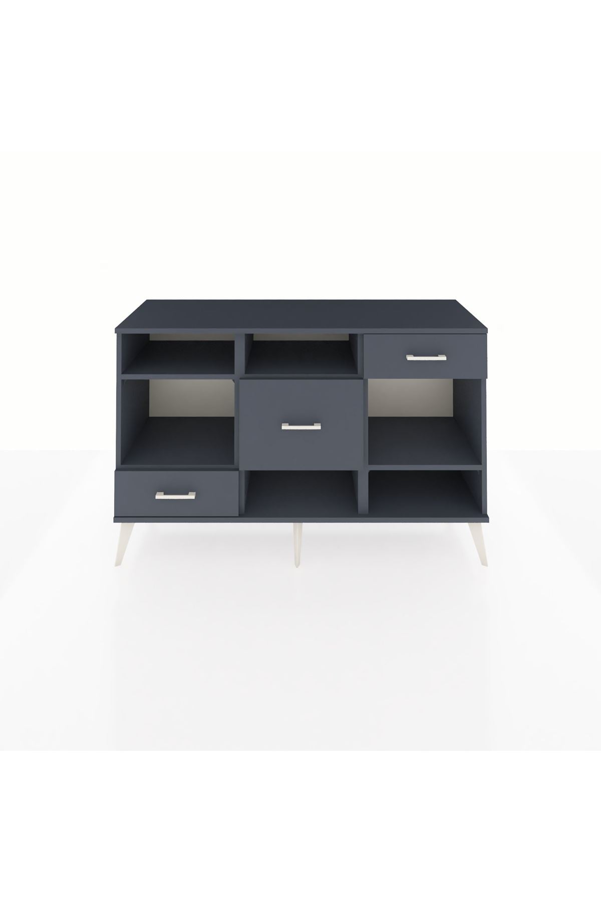 Kronos Konsol 4 Raflı 3 Çekmeceli 132x59x83 - S606M001V17C