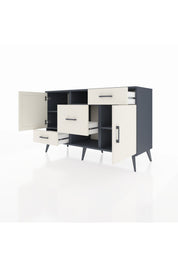 Kronos Konsol 4 Raflı 3 Çekmeceli 2 Kapaklı 132x59x83 - S606M002V13C