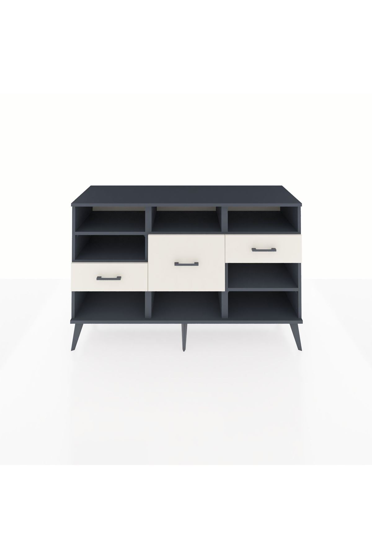 Kronos Konsol 5 Raflı 3 Çekmeceli 132x59x83 - S606M004V16C