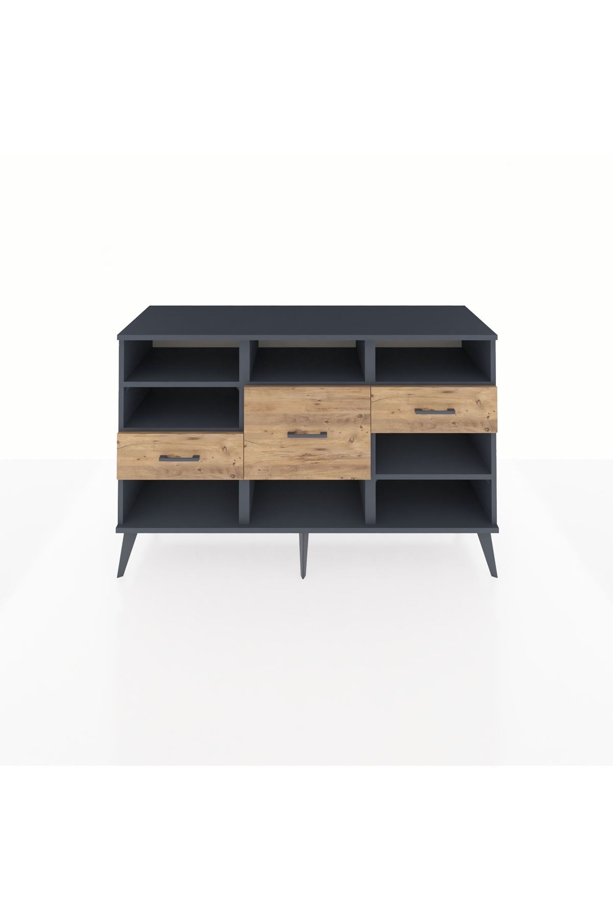 Kronos Konsol 5 Raflı 3 Çekmeceli 132x59x83 - S606M004V18C