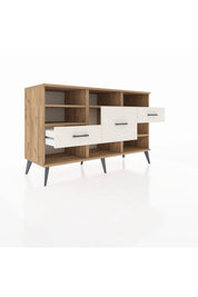 Kronos Konsol 5 Raflı 3 Çekmeceli 132x59x83 - S606M004V19C