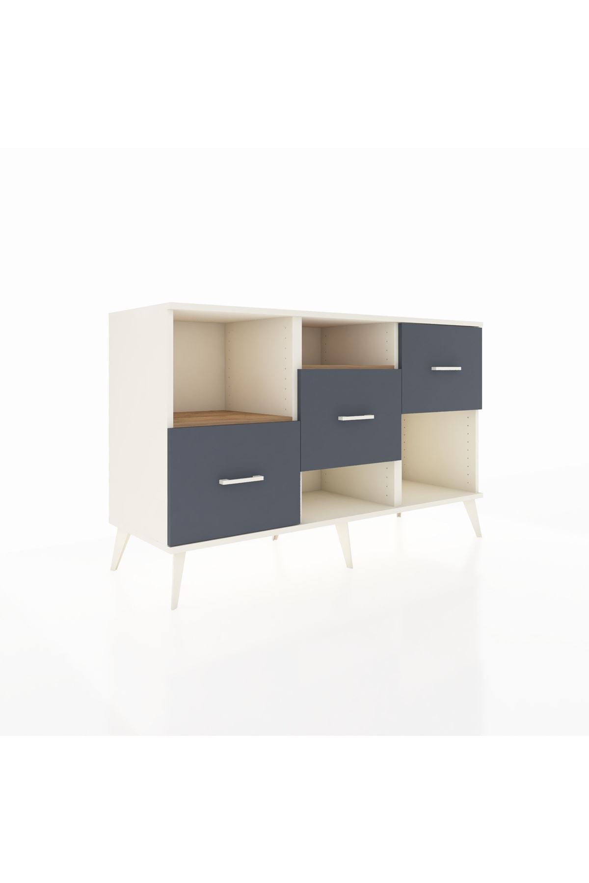 Kronos Konsol 2 Raflı 3 Çekmeceli 132x59x83 - S606M005V02C