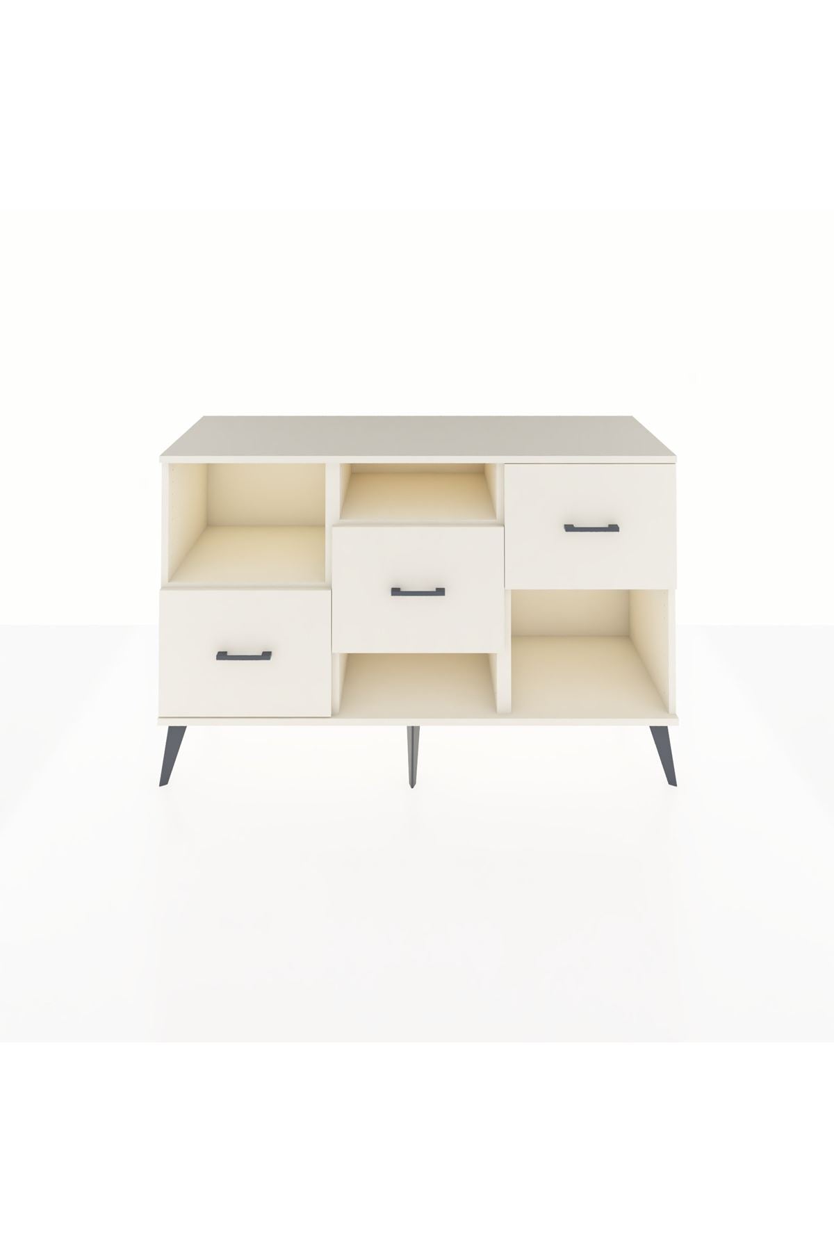Kronos Konsol 2 Raflı 3 Çekmeceli 132x59x83 - S606M005V04C