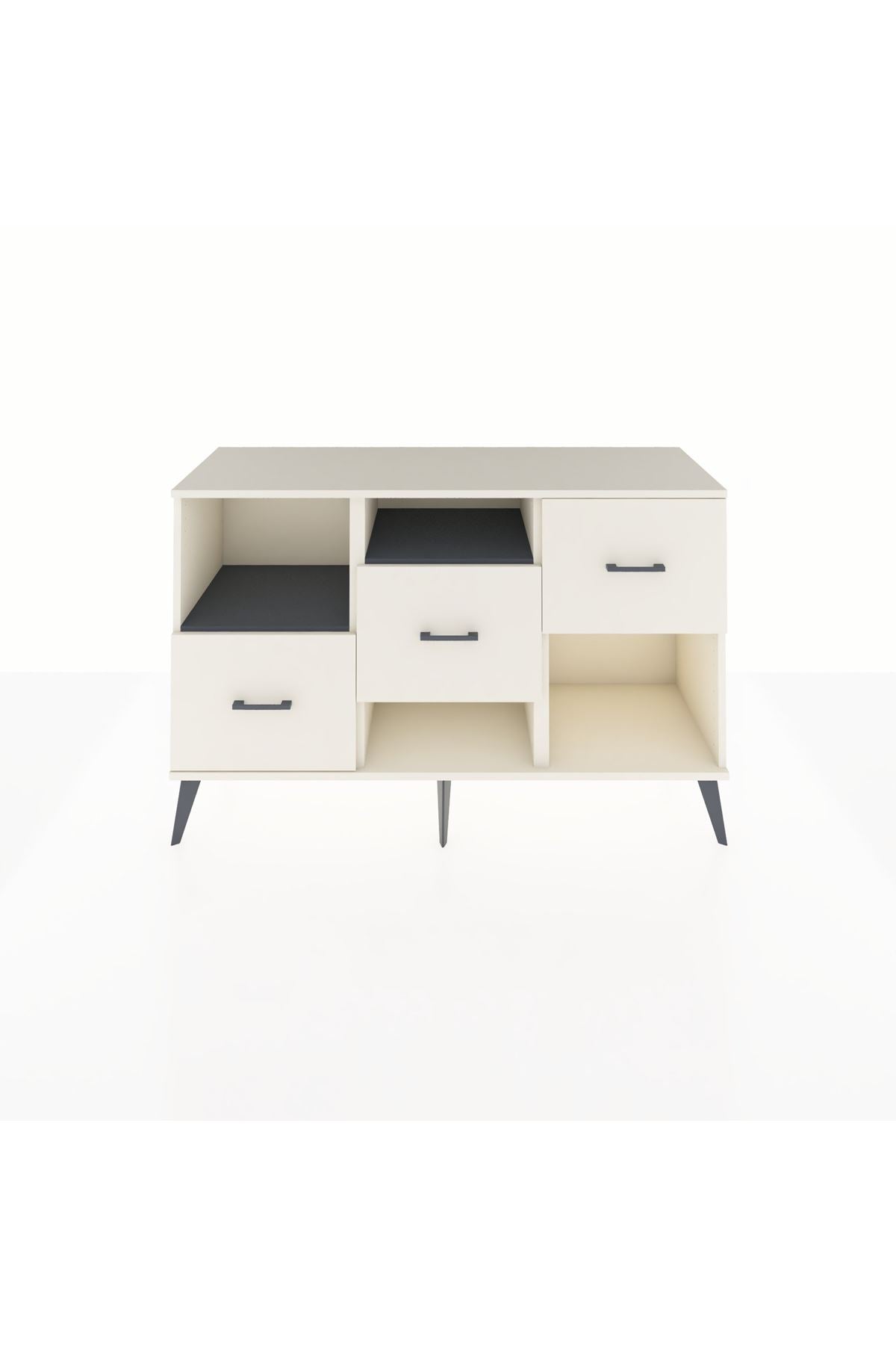 Kronos Konsol 2 Raflı 3 Çekmeceli 132x59x83 - S606M005V07C