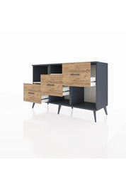 Kronos Konsol 2 Raflı 3 Çekmeceli 132x59x83 - S606M005V15C