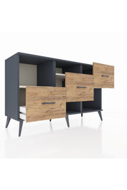Kronos Konsol 2 Raflı 3 Çekmeceli 132x59x83 - S606M005V15C