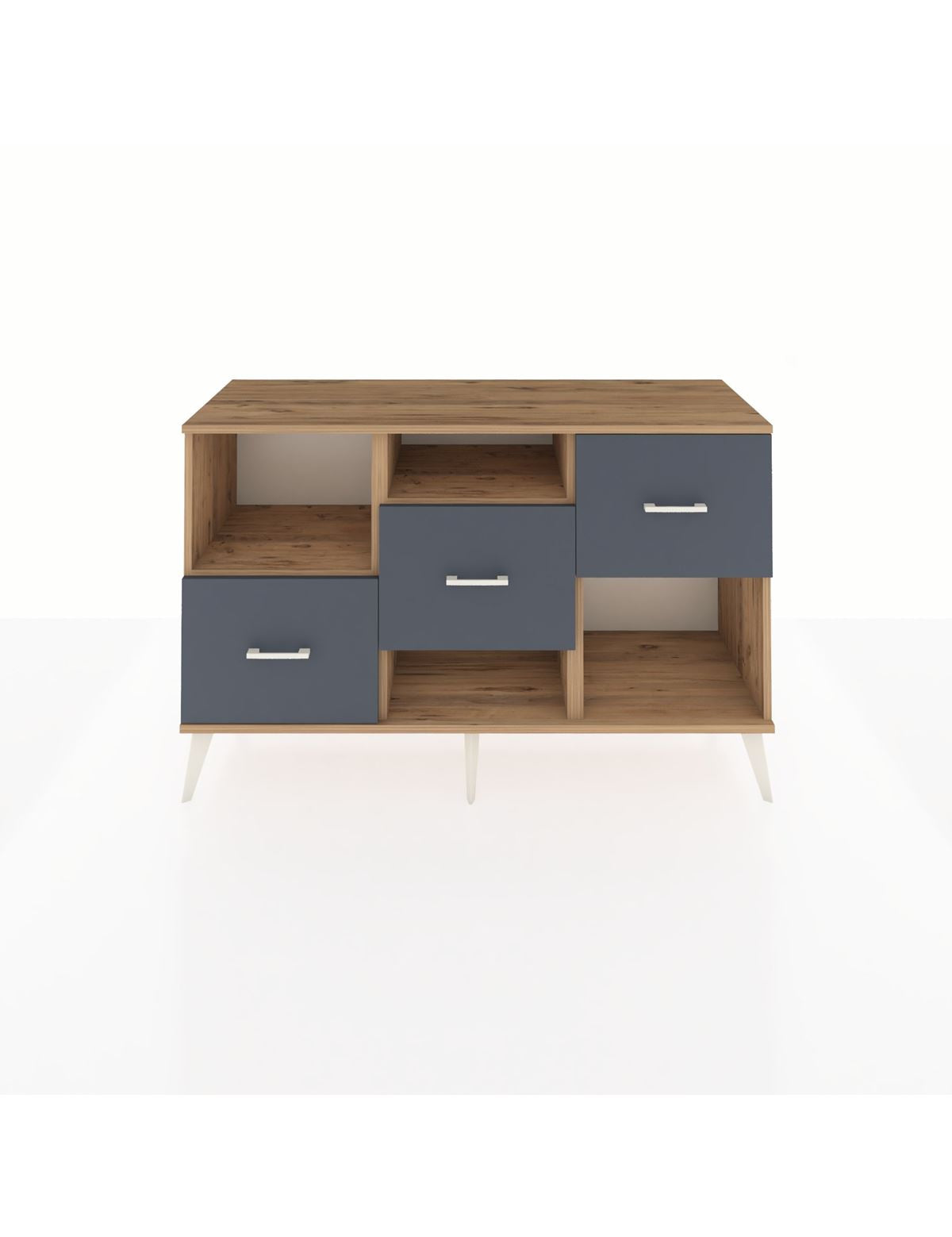 Kronos Konsol 2 Raflı 3 Çekmeceli 132x59x83 - S606M005V20C