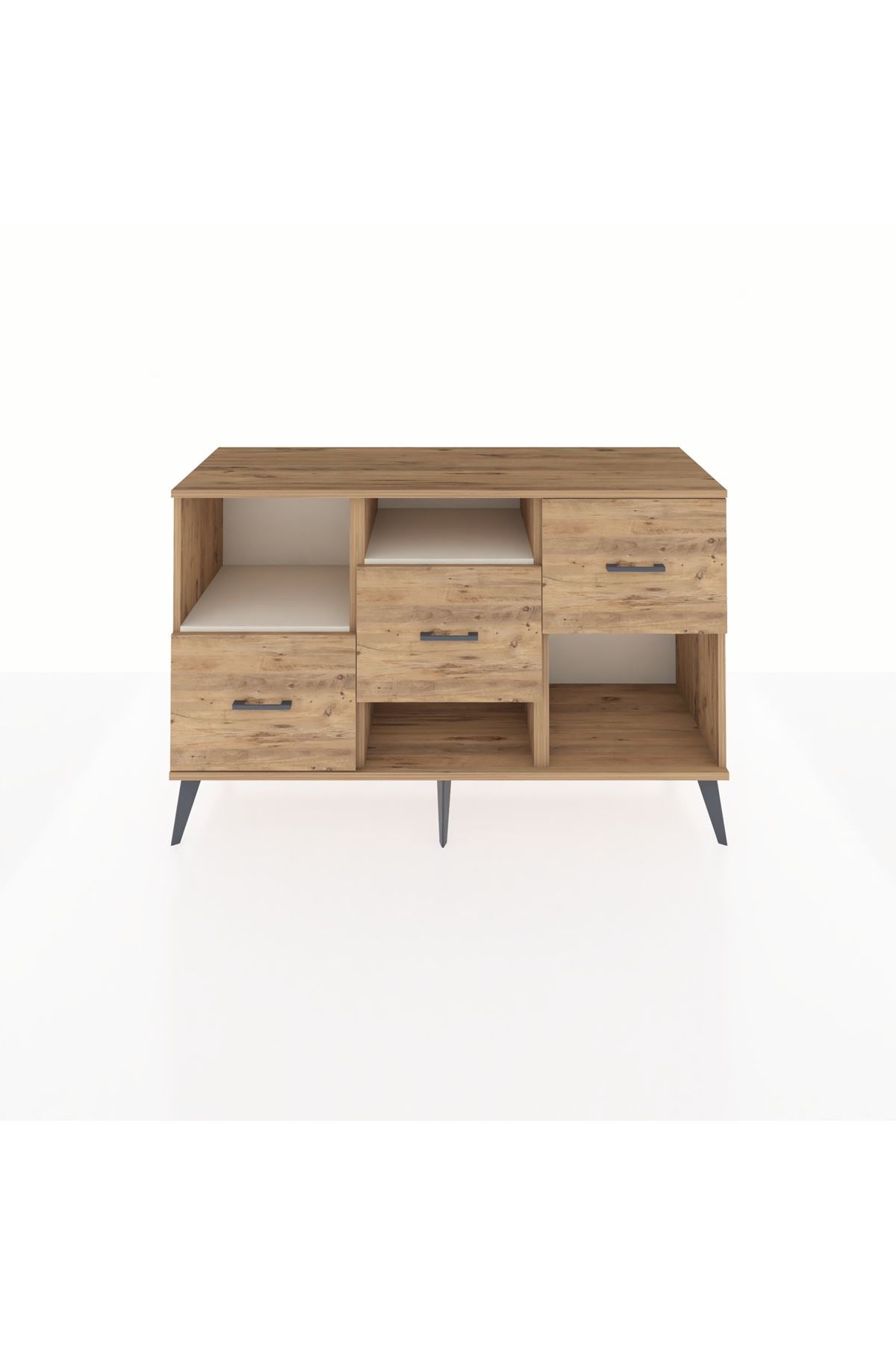 Kronos Konsol 2 Raflı 3 Çekmeceli 132x59x83 - S606M005V24C