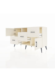 Kronos Konsol 2 Raflı 3 Çekmeceli 2 Kapaklı 132x59x83 - S606M006V04C