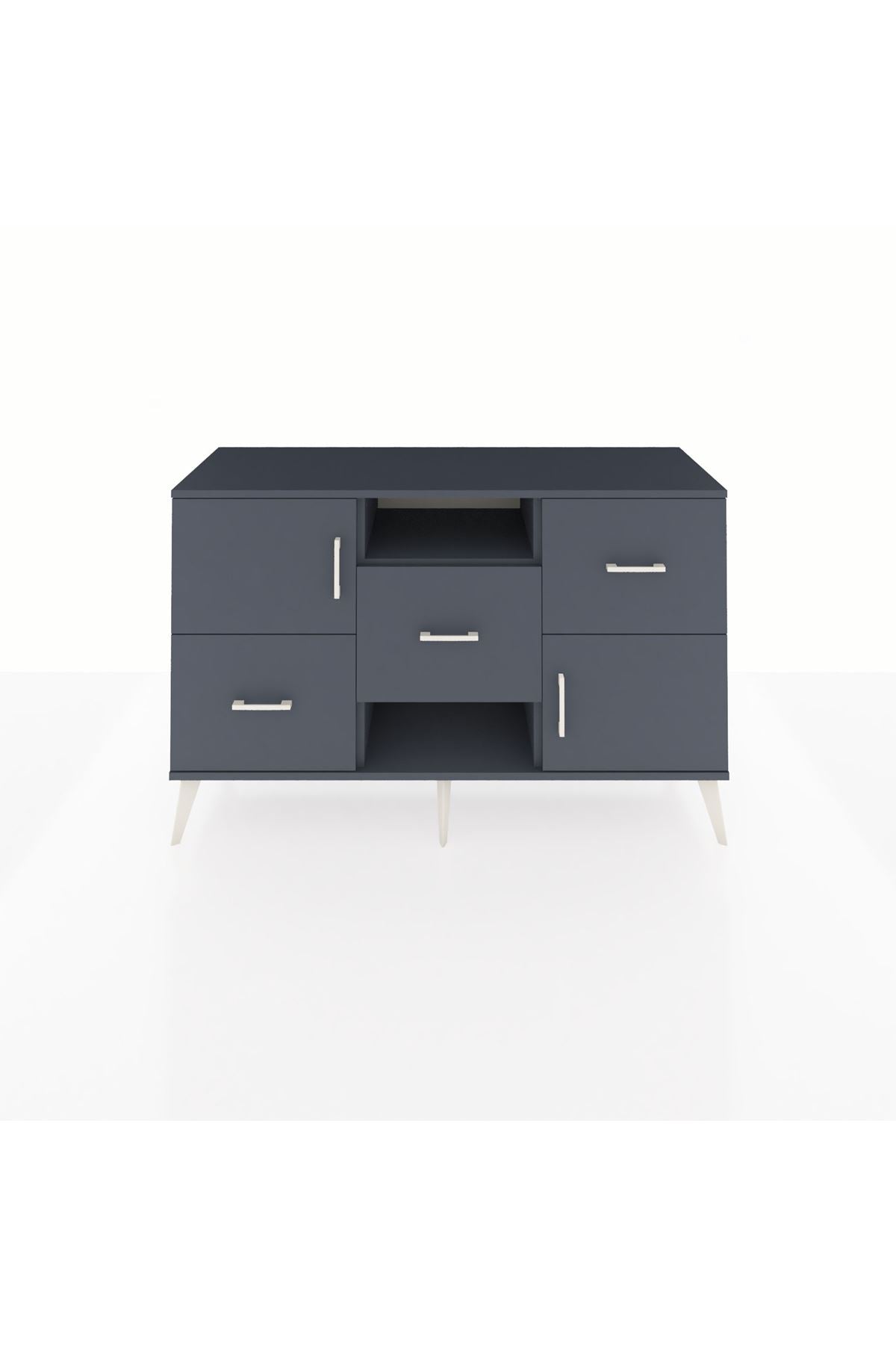 Kronos Konsol 2 Raflı 3 Çekmeceli 2 Kapaklı 132x59x83 - S606M006V17C