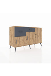 Kronos Konsol 3 Raflı 2 Çekmeceli 3 Kapaklı 132x59x83 - S606M009V20C