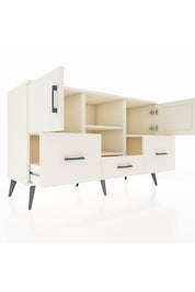 Kronos Konsol 4 Raflı 3 Çekmeceli 3 Kapaklı 132x59x83 - S606M011V04C
