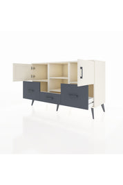 Kronos Konsol 4 Raflı 3 Çekmeceli 3 Kapaklı 132x59x83 - S606M011V05C