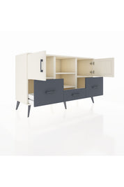 Kronos Konsol 4 Raflı 3 Çekmeceli 3 Kapaklı 132x59x83 - S606M011V05C