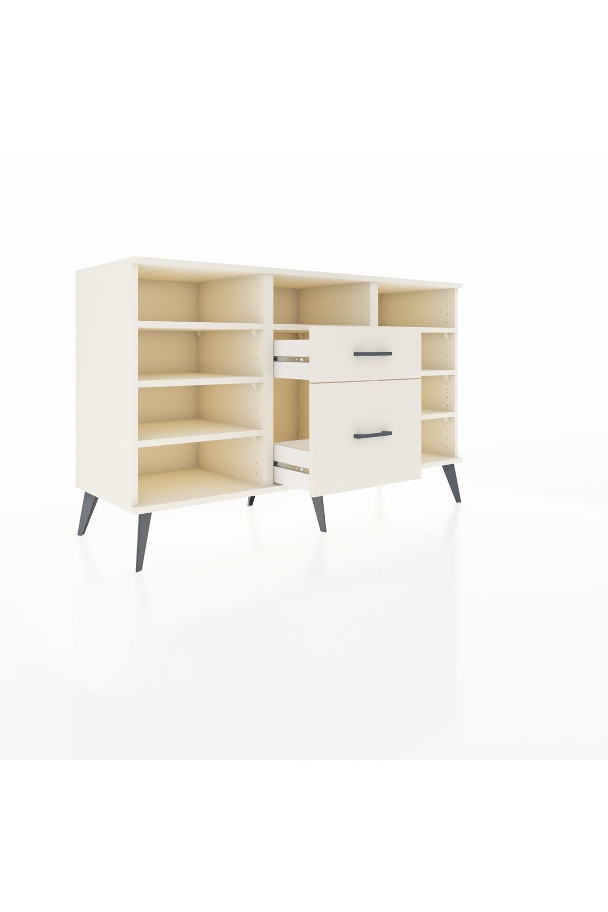Kronos Konsol 7 Raflı 2 Çekmeceli 132x59x83 - S606M013V04C
