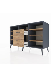 Kronos Konsol 7 Raflı 2 Çekmeceli 132x59x83 - S606M013V12C