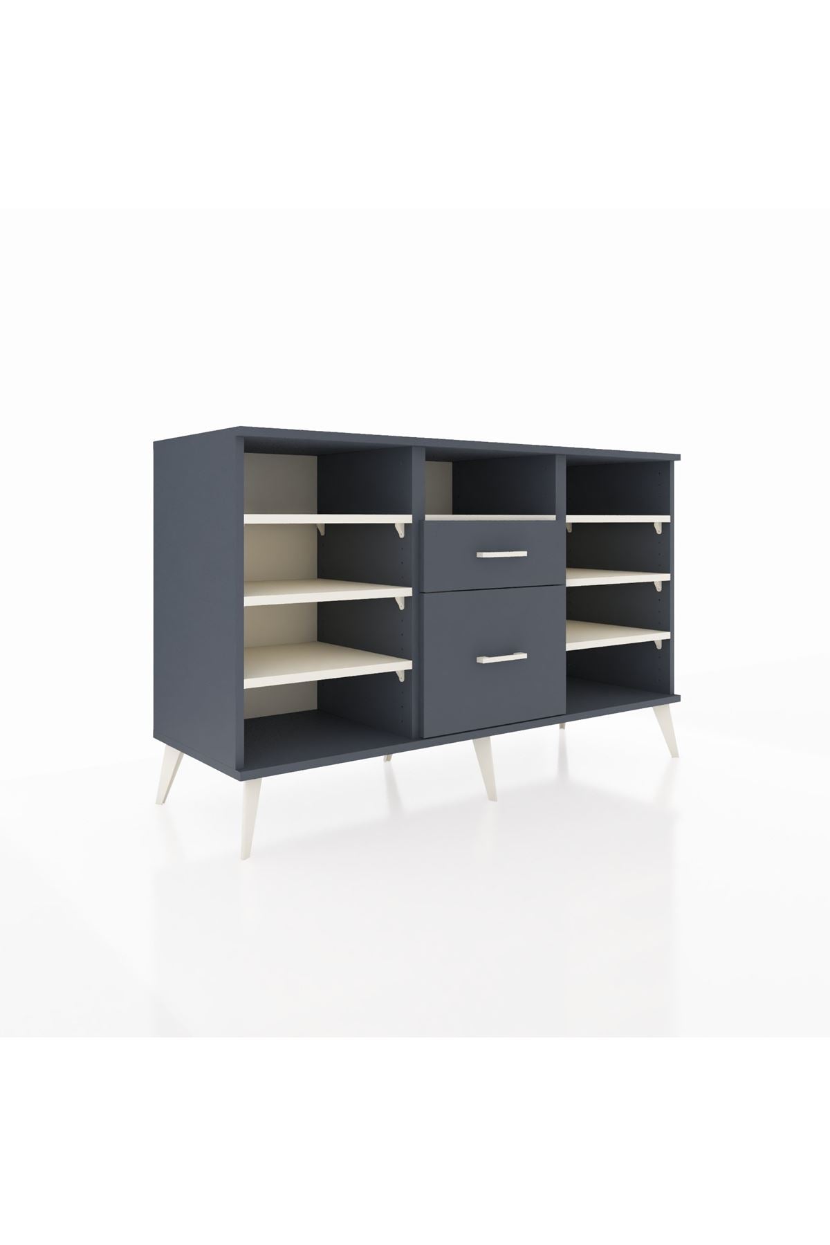 Kronos Konsol 7 Raflı 2 Çekmeceli 132x59x83 - S606M013V14C