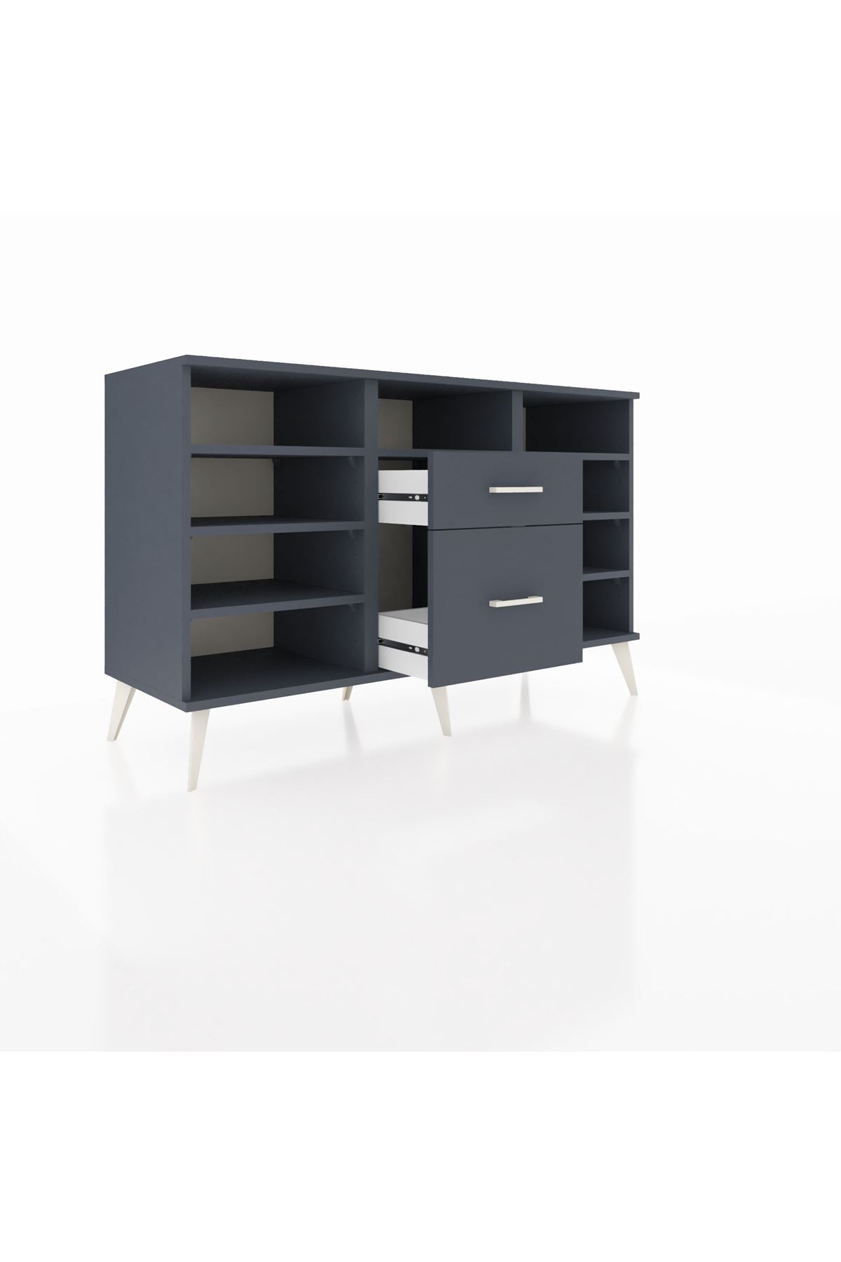 Kronos Konsol 7 Raflı 2 Çekmeceli 132x59x83 - S606M013V17C