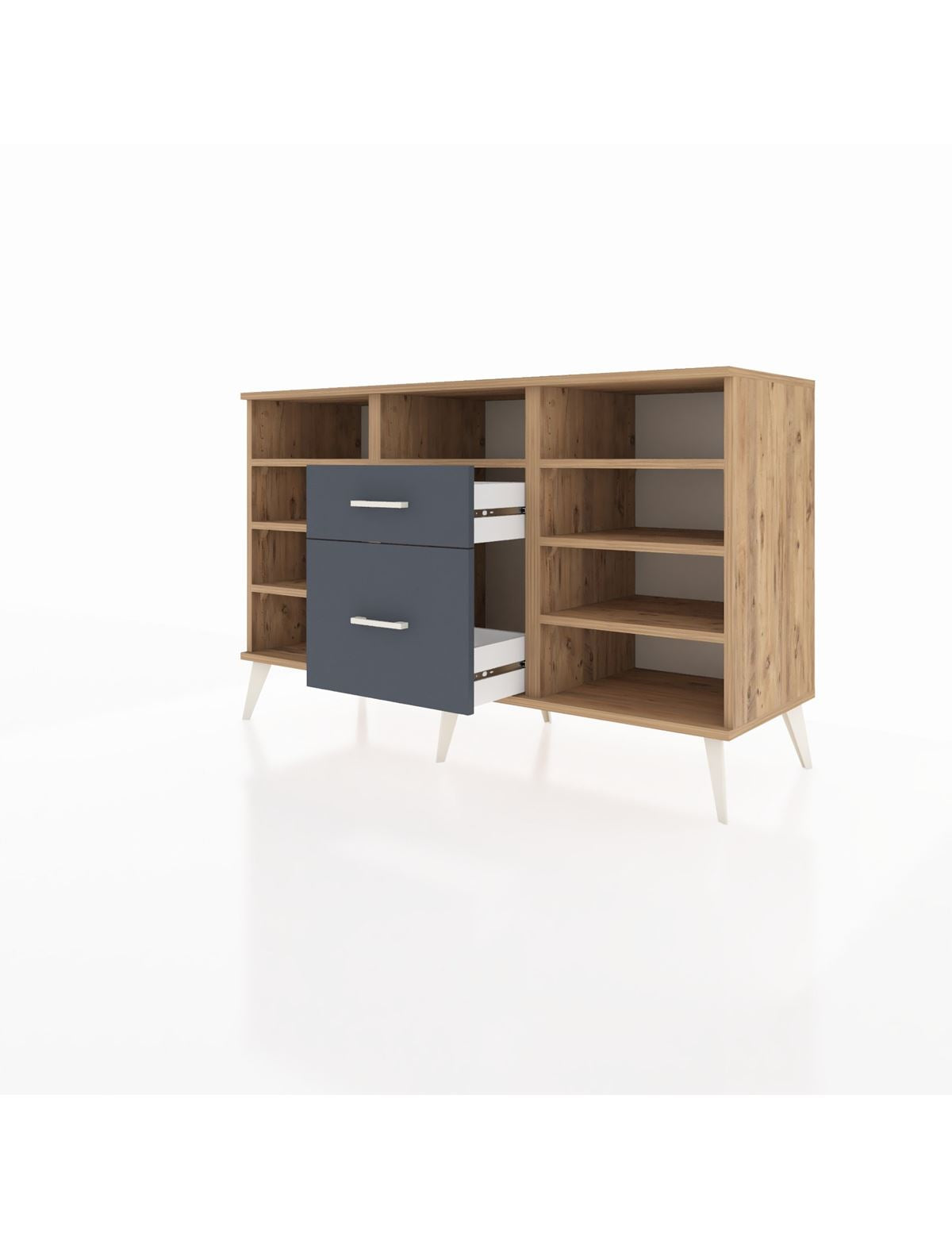Kronos Konsol 7 Raflı 2 Çekmeceli 132x59x83 - S606M013V20C