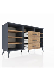 Kronos Konsol 7 Raflı 3 Çekmeceli 132x59x83 - S606M014V12C