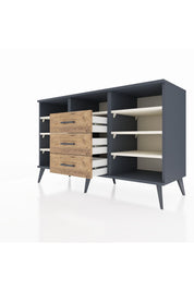 Kronos Konsol 7 Raflı 3 Çekmeceli 132x59x83 - S606M014V15C