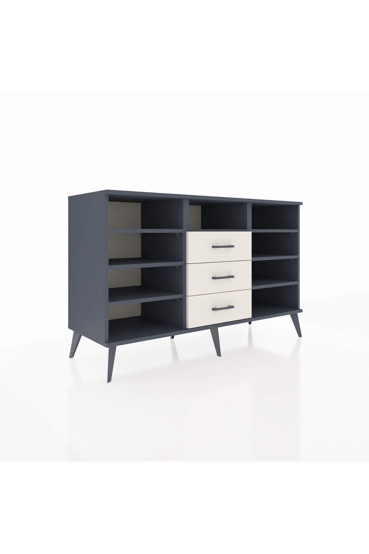 Kronos Konsol 7 Raflı 3 Çekmeceli 132x59x83 - S606M014V16C