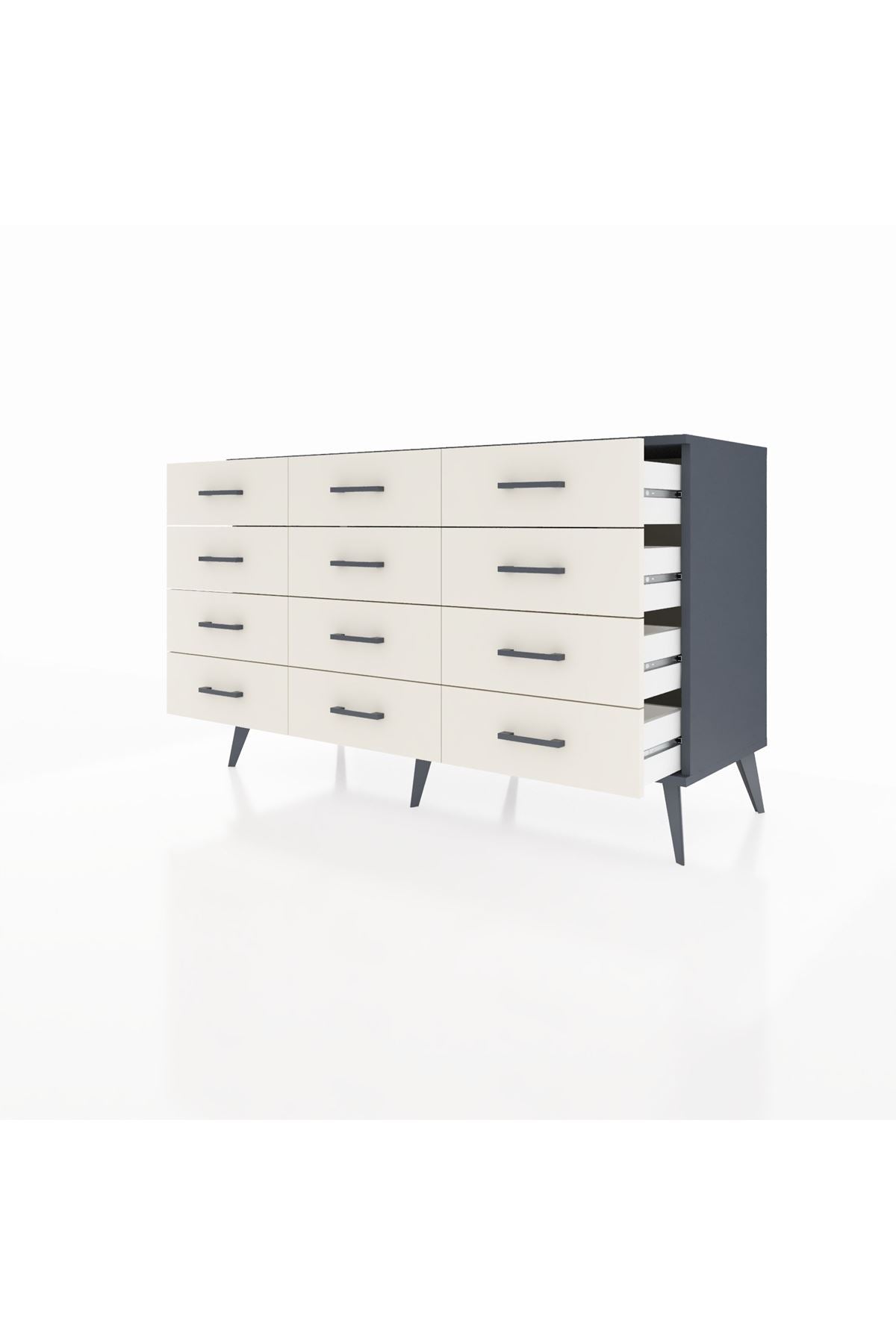 Kronos Konsol 12 Çekmeceli 132x59x83 - S606M016V16C