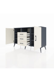 Kronos Konsol 5 Raflı 3 Çekmeceli 2 Kapaklı 132x59x83 - S606M018V13C