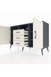 Kronos Konsol 5 Raflı 3 Çekmeceli 2 Kapaklı 132x59x83 - S606M018V13C