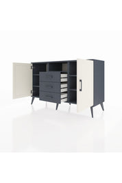 Kronos Konsol 5 Raflı 3 Çekmeceli 2 Kapaklı 132x59x83 - S606M018V14C