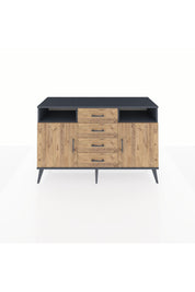 Kronos Konsol 4 Raflı 4 Çekmeceli 2 Kapaklı 132x59x83 - S606M019V12C