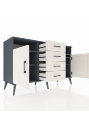 Kronos Konsol 4 Raflı 4 Çekmeceli 2 Kapaklı 132x59x83 - S606M019V13C