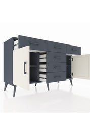 Kronos Konsol 2 Raflı 6 Çekmeceli 2 Kapaklı 132x59x83 - S606M020V14C