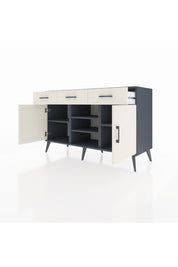 Kronos Konsol 4 Raflı 3 Çekmeceli 2 Kapaklı 132x59x83 - S606M021V13C