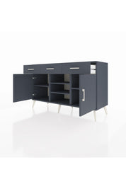 Kronos Konsol 4 Raflı 3 Çekmeceli 2 Kapaklı 132x59x83 - S606M021V17C