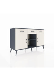 Kronos Konsol 3 Raflı 3 Çekmeceli 3 Kapaklı 132x59x83 - S606M022V13C