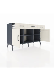 Kronos Konsol 3 Raflı 3 Çekmeceli 3 Kapaklı 132x59x83 - S606M022V13C
