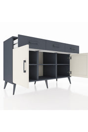 Kronos Konsol 3 Raflı 3 Çekmeceli 3 Kapaklı 132x59x83 - S606M022V14C
