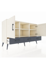 Kronos Konsol 6 Raflı 3 Çekmeceli 3 Kapaklı 132x59x83 - S606M023V05C