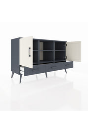 Kronos Konsol 6 Raflı 3 Çekmeceli 3 Kapaklı 132x59x83 - S606M023V14C