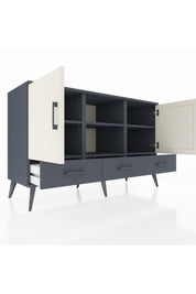 Kronos Konsol 6 Raflı 3 Çekmeceli 3 Kapaklı 132x59x83 - S606M023V14C