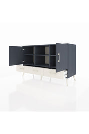 Kronos Konsol 6 Raflı 3 Çekmeceli 3 Kapaklı 132x59x83 - S606M023V16C